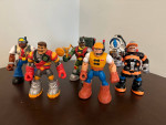 Rescue Heroes Action Figure Mattel Fisher Price 6" Lot of 5 Figures