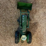 VTG Ertl John Deere Utility Tractor/ Bucket Loader/trailer