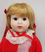 Heritage Collector's Doll Musical 15" Porcelain, Cloth Body