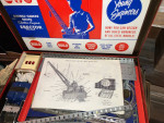 Vintage Gilbert 1930s erector set in metal box