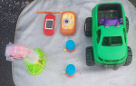 Kids Toys -Mobile Ride On, Truck, 2 Cameras etc, Take all pictured