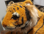 Huge Tiger plush stuffed animal life like excellent condition