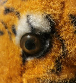 Huge Tiger plush stuffed animal life like excellent condition