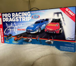 NHRA - John Force & Courtney Force Drag Racing Slot Car Drag Strip