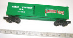 LIONEL 6-26192 GREAT WESTERN RR LINCOLN LOGS Wood Siding Box Car O/O27