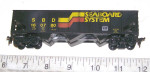 MCKEAN MODELS SBD SEABOARD SYSTEM 3 Bay 100-Ton HO Hopper Car