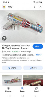 Antique Mars Space Gun
