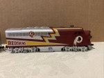 HO scale NFL REDSKINS model train set