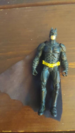 Vintage 5.5" Batman Action Figure  DC Comics Black Gold Belt with cape