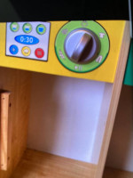 Kidkraf wooden kitchen for play, 43"x38"x12"