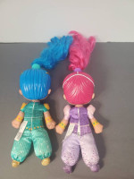 2 Shimmer and Shine Dolls Talking Singing
