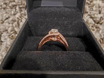 engagement rose gold ring