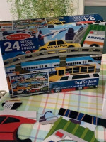 Melissa & Doug Traffic Jam Floor Puzzle - 24 Pcs - Ages 3+