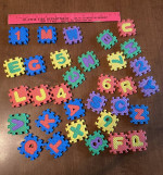 32 Mini Foam Letter/Number Puzzles