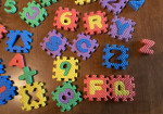 32 Mini Foam Letter/Number Puzzles