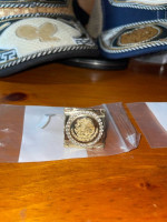 Anillo con el escudo mexicano