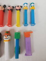 15 Vintage Pez Dispensers Whistle, Truck, Mickey