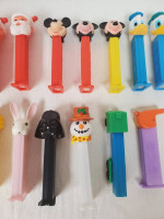 15 Vintage Pez Dispensers Whistle, Truck, Mickey