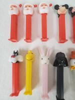 15 Vintage Pez Dispensers Whistle, Truck, Mickey