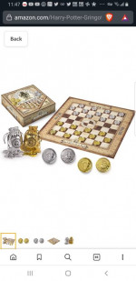 Harry Potter Gringotts Bank Checkers Board Game LIKE NEW