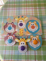 Melissa & Doug First Play Jumbo Knob Puzzle Safari