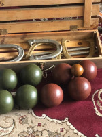 Lawn games, Bocce and horseshoes