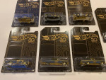 7 Hot Wheels 50th Anniversary Set with Bonus Gold Car > New in Package