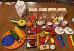 Miscellaneous Play Food & Dishes - 50 Pieces