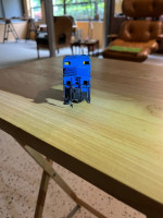 HO Caboose and gold plated rail connectors