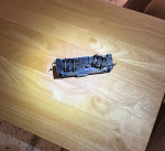 HO Caboose and gold plated rail connectors