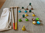 Like New PLAN TOYS Indoor Outdoor Golf Set