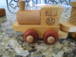 6 Piece Wooden Train Set by "The Montgomery Schoolhouse"