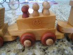 6 Piece Wooden Train Set by "The Montgomery Schoolhouse"