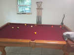 American heritage billiards pool table 8 ft