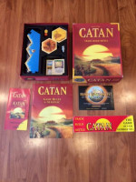 Settlers of Catan Board Game + Catan 5 to 6 Players Extension