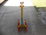 Cute "Rocking" Giraffe brightly painted. Some wear on rockers.