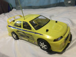 FAST SPEED RC MITSUBISHI LANCER ALL DIGITAL , TIRES LIKE NEW CONDITION