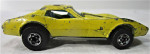 1977 Hot Wheels Corvette Stingray Blackwall Yellow