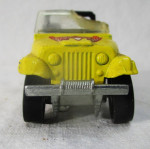 Hot Wheels Yellow Open Top Jeep CJ-7 Eagle Hood Mattel Inc. 1981 Malay