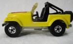 Hot Wheels Yellow Open Top Jeep CJ-7 Eagle Hood Mattel Inc. 1981 Malay