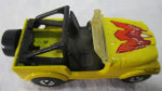 Hot Wheels Yellow Open Top Jeep CJ-7 Eagle Hood Mattel Inc. 1981 Malay