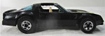HOT WHEELS 1977 BLACK HOTBIRD, Tan Interior