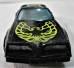 HOT WHEELS 1977 BLACK HOTBIRD, Tan Interior