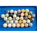 Solitaire Board Game Large Marbles Replacement Set 36pcs - No Board
