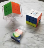 Rubik's Stickerless Speedcube GAN 356 3x3x3 Puzzle Speed Cube Set