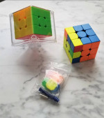 Rubik's Stickerless Speedcube GAN 356 3x3x3 Puzzle Speed Cube Set