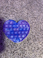heart shape and octagon shaped pop its