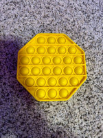 heart shape and octagon shaped pop its