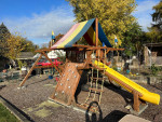 Rainbow Swing Set Gym