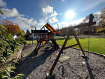 Rainbow Swing Set Gym